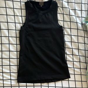 calia black high neck tank top